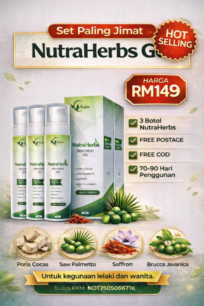 3 BOTOL NUTRAHERBS - RM149